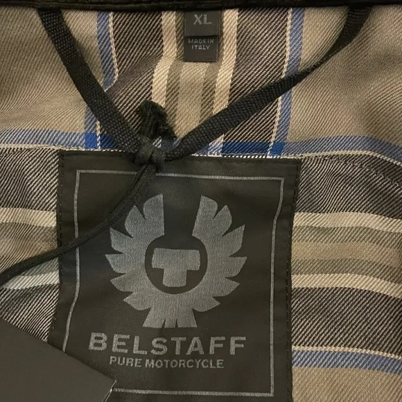 !SOLD! Belstaff Calf Leather Motorcycle Jacket with Removable Protective Armor - Picture 11 of 16